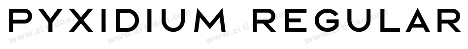 Pyxidium Regular字体转换
